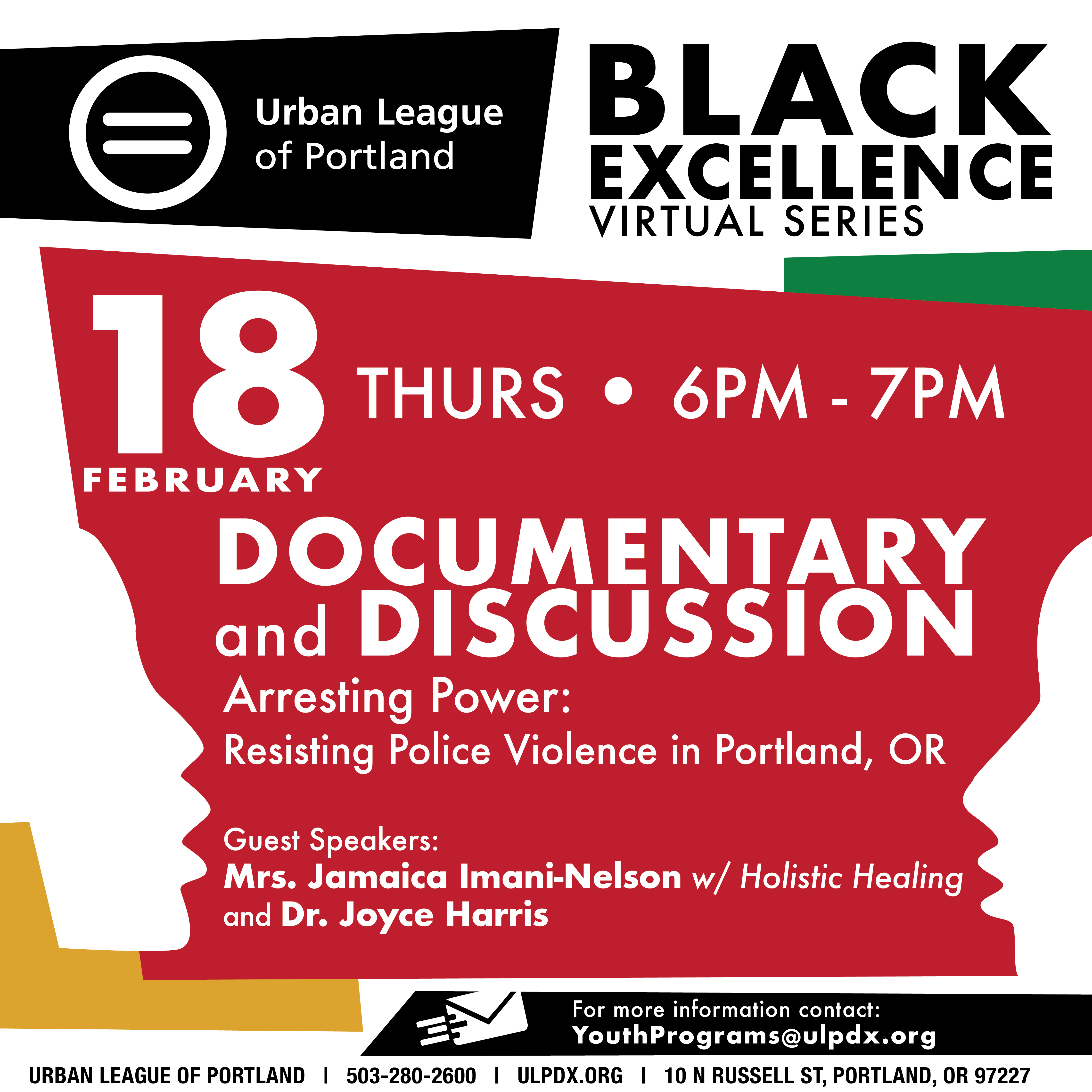 Urban League of Portland Black Excellence Series