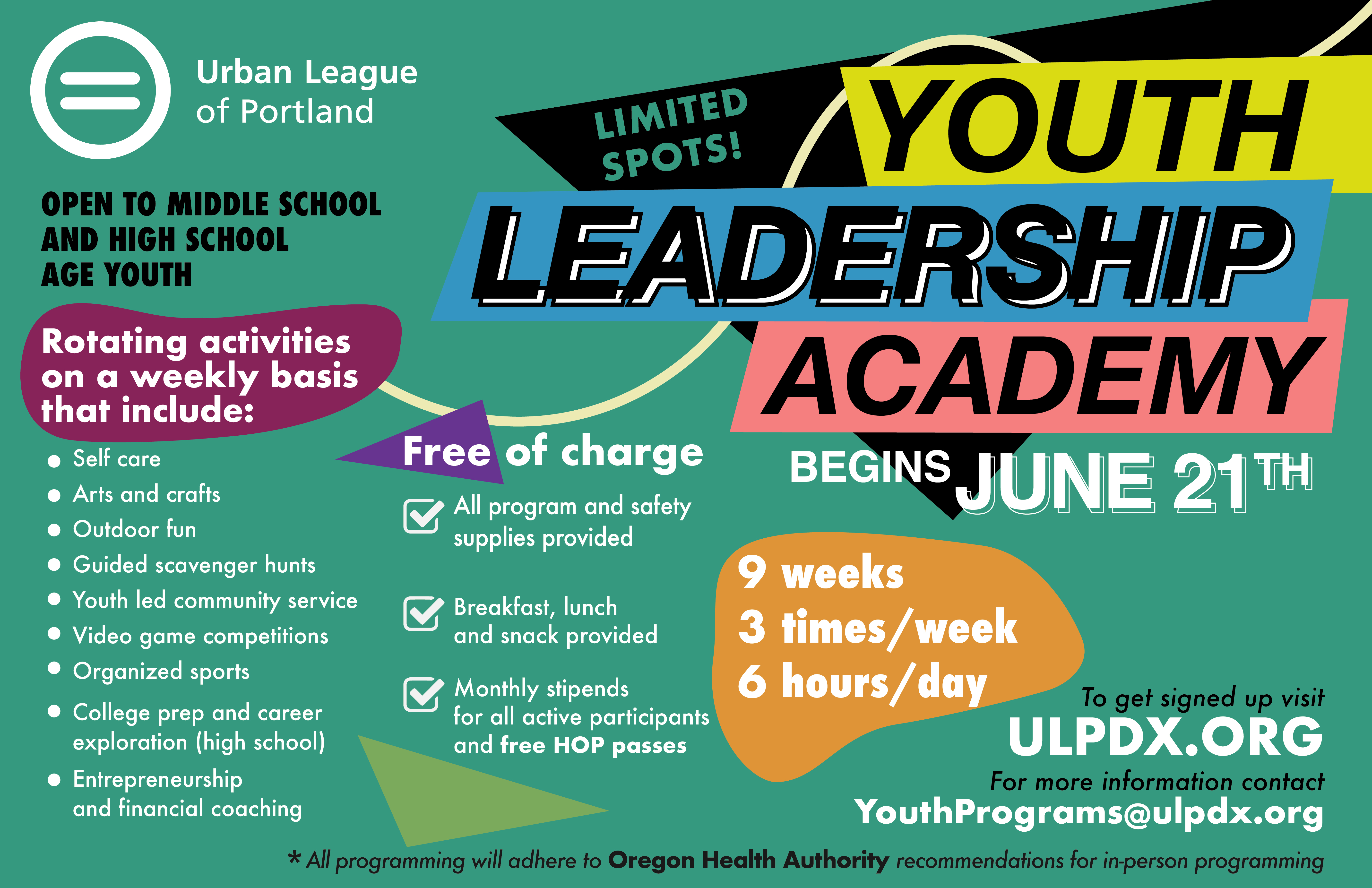 Youth Academy Banner