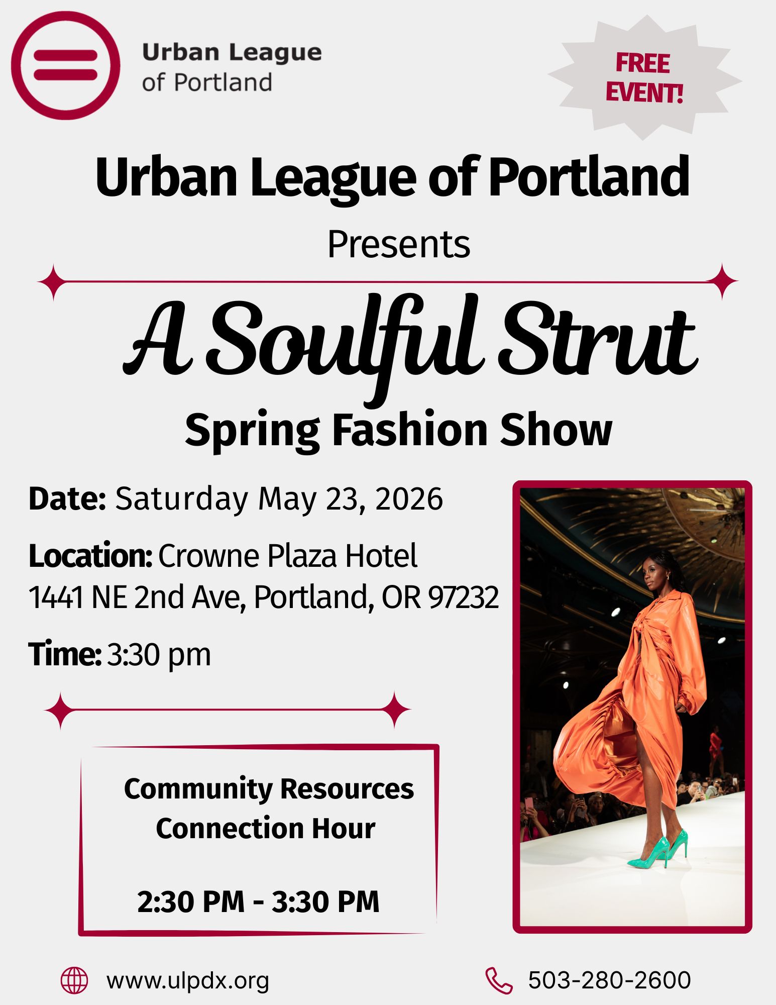 Soulful Strut Flayer